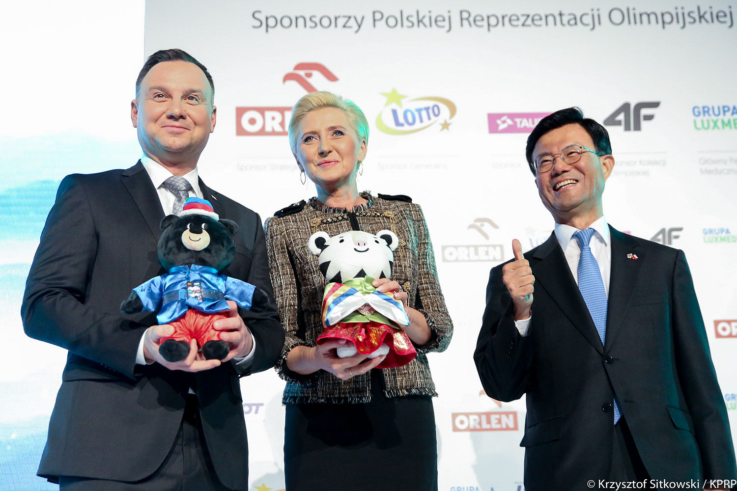 Para Prezydencka na noworocznym spotkaniu Rodziny Olimpijskiej - zdjęcie w treści artykułu nr 1