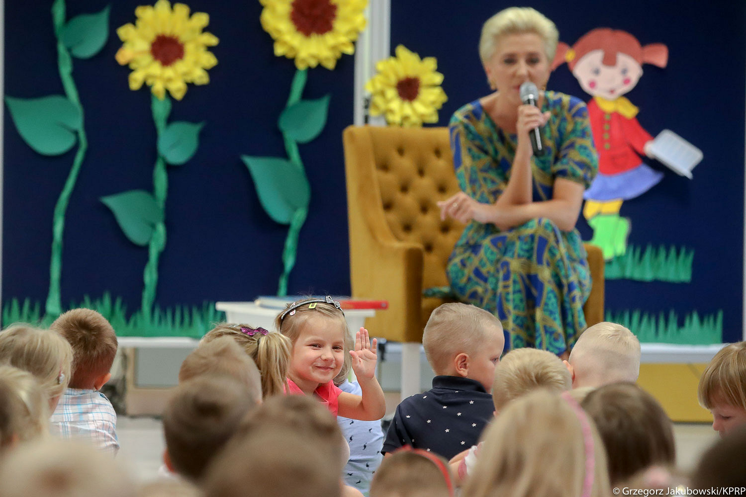 Agata Kornhauser-Duda z wizytą w Maciejowicach - zdjęcie w treści artykułu