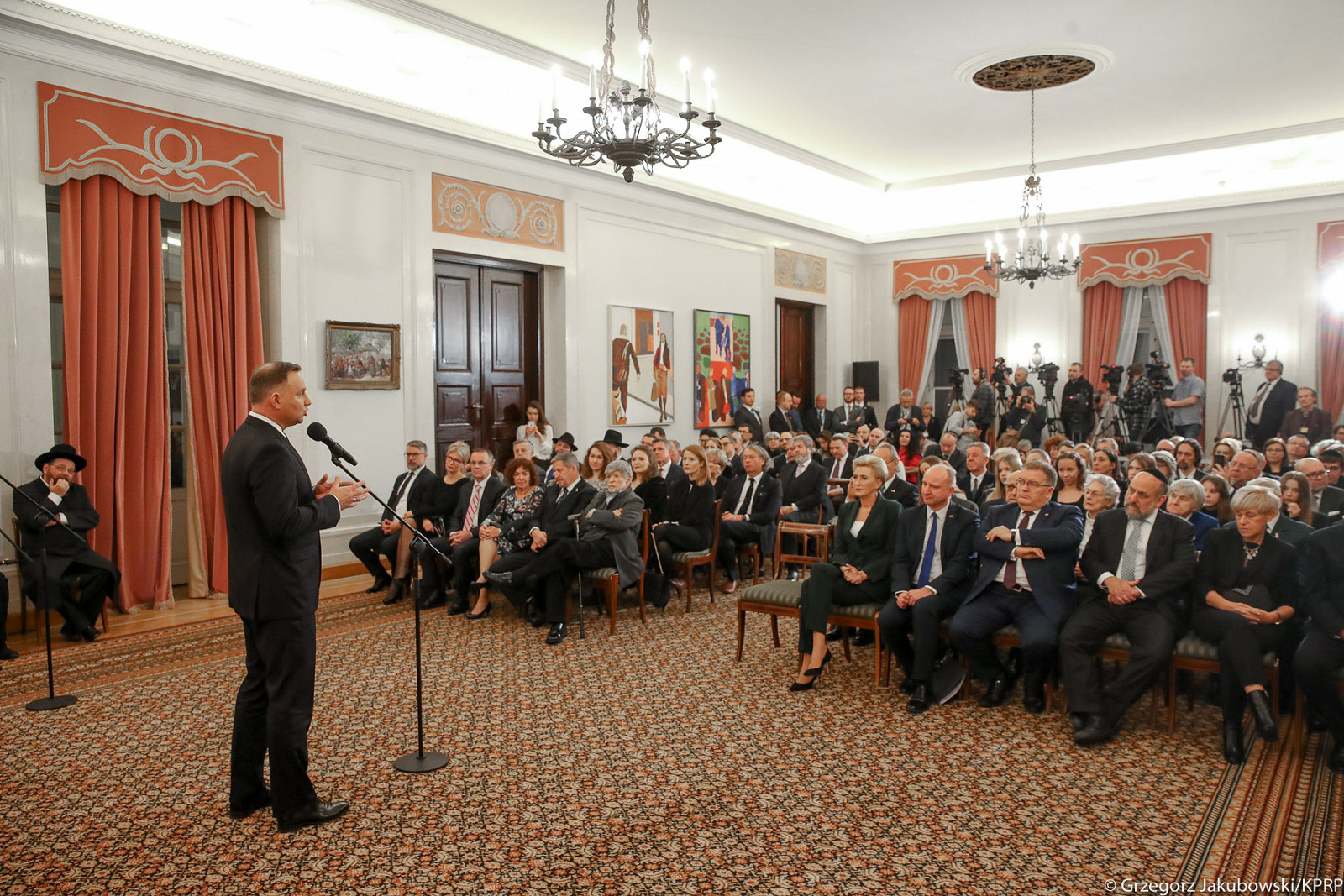 Wystąpienie Prezydenta podczas spotkania z przedstawicielami społeczności żydowskiej w Polsce [PL/ENG/‏עִבְרִית‎] - zdjęcie w treści artykułu