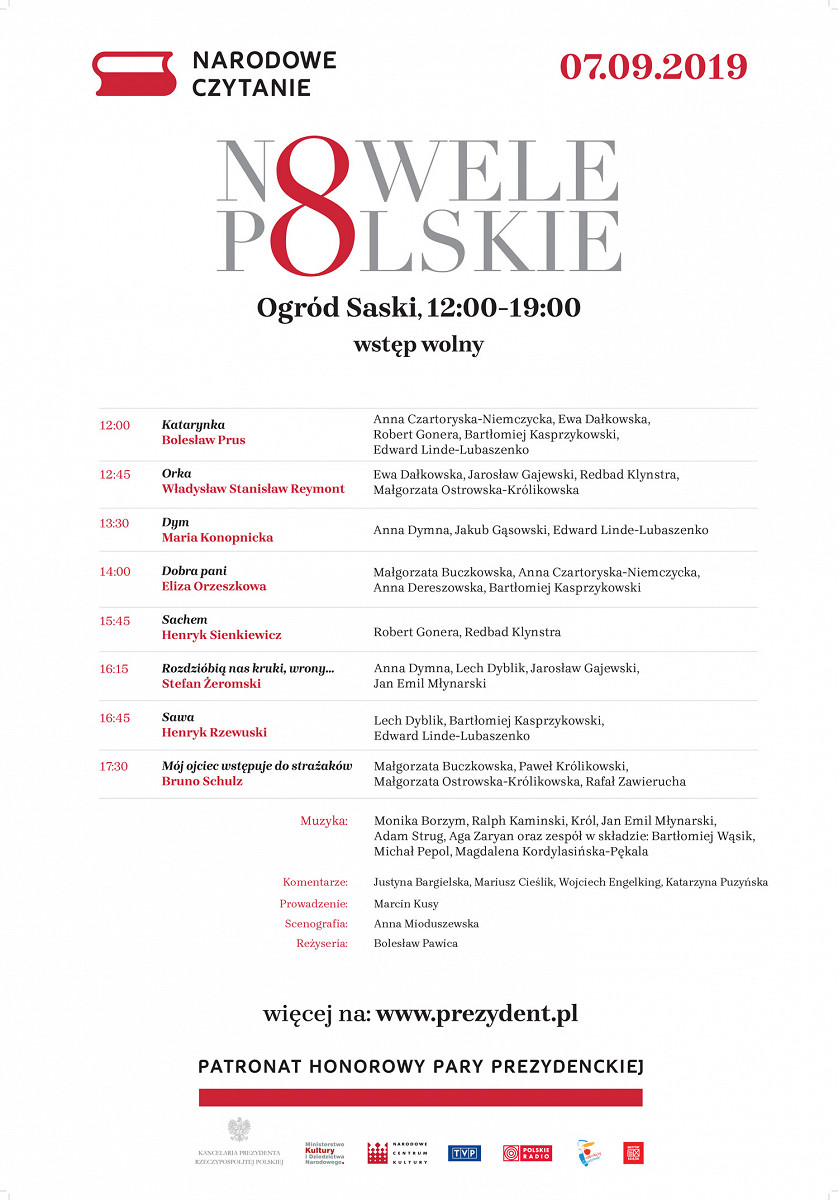 W sobotę Narodowe Czytanie Nowel polskich - zdjęcie w treści artykułu nr 3