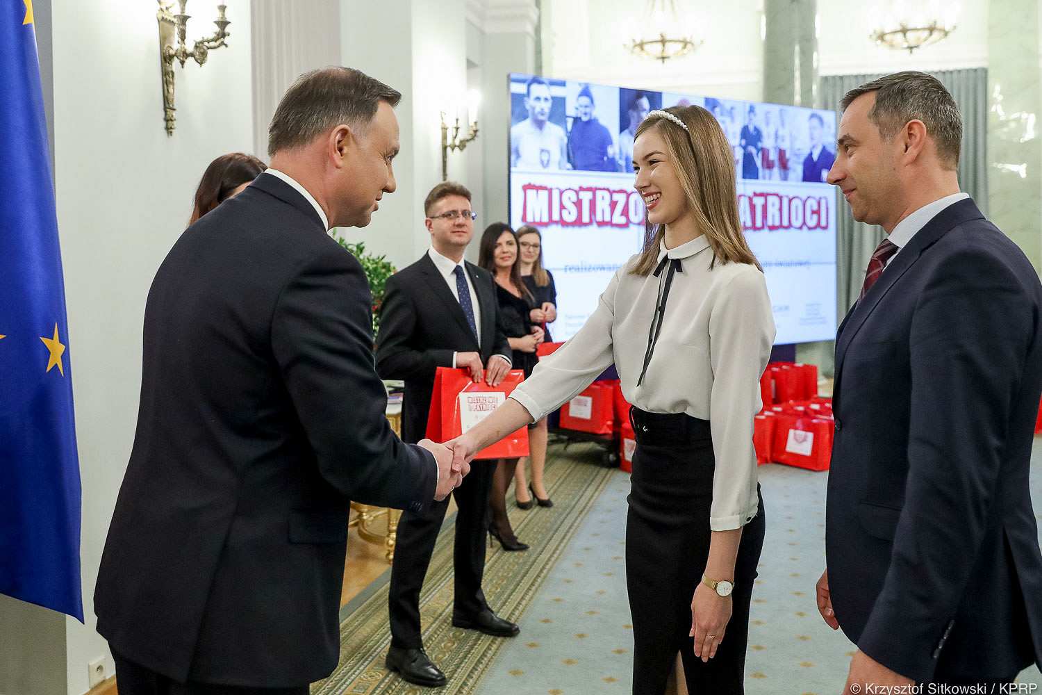 Spotkanie z laureatami konkursu „Mistrzowie i patrioci” - zdjęcie w treści artykułu