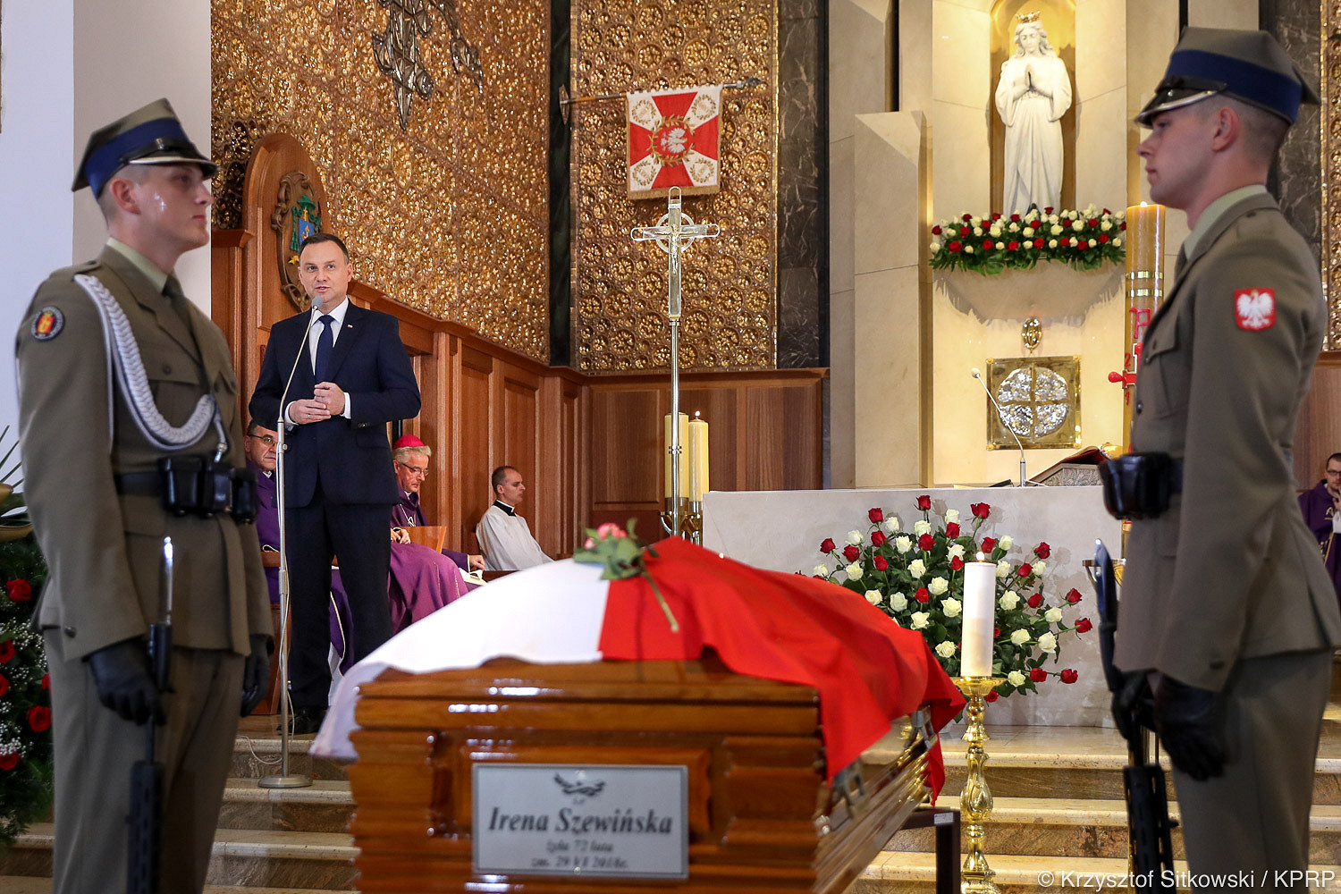 Ostatnie pożegnanie śp. Ireny Szewińskiej - zdjęcie w treści artykułu