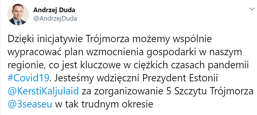 5. szczyt Inicjatywy Trójmorza w Tallinie [PL/EN] - zdjęcie w treści artykułu nr 1