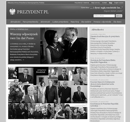 Zmiany strony prezydent.pl - zdjęcie w treści artykułu