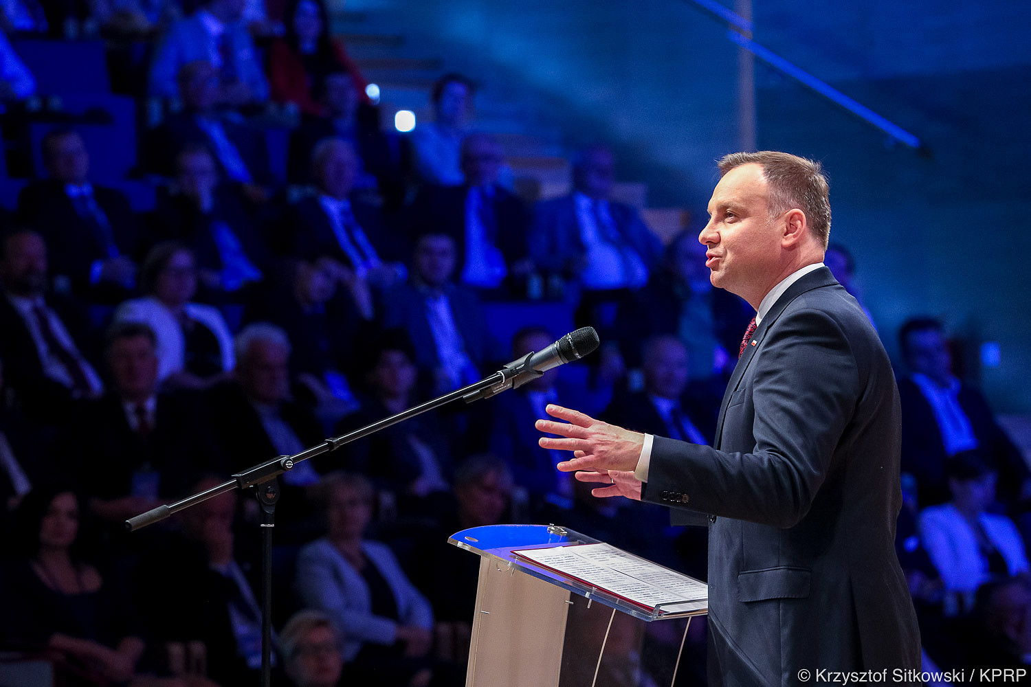 Wystąpienie Prezydenta na otwarciu Forum Regionów Trójmorza - zdjęcie w treści artykułu