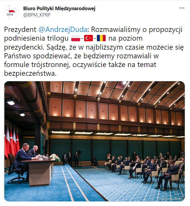 Ankara. Spotkanie Prezydentów Polski i Turcji [PL/EN] - zdjęcie w treści artykułu nr 2