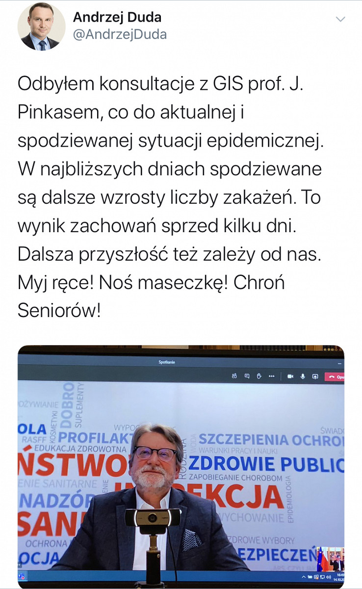 Konsultacje ws. sytuacji epidemicznej - zdjęcie w treści artykułu
