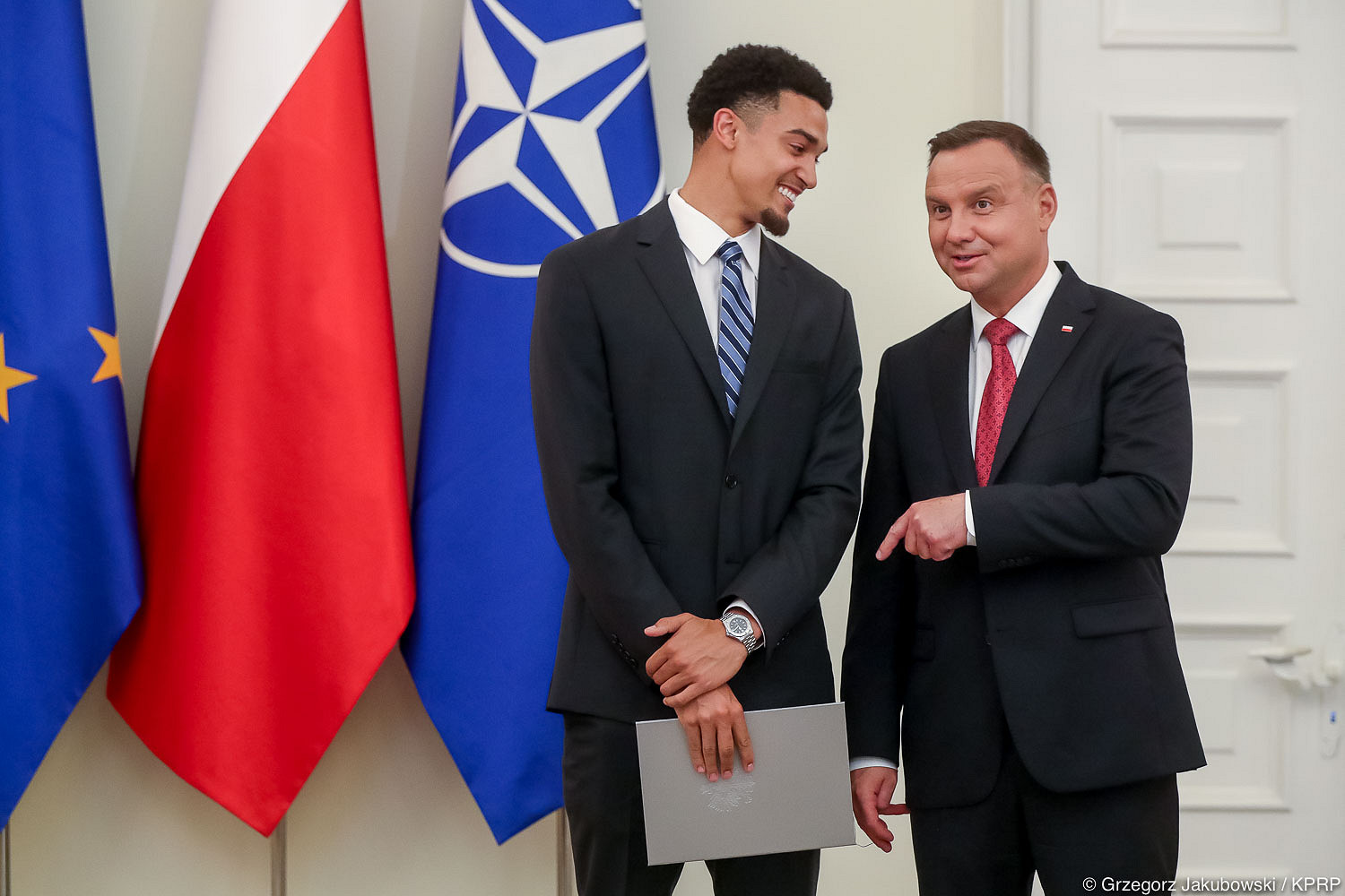 Studenci z USA na spotkaniu z Prezydentem [PL/ENG] - zdjęcie w treści artykułu