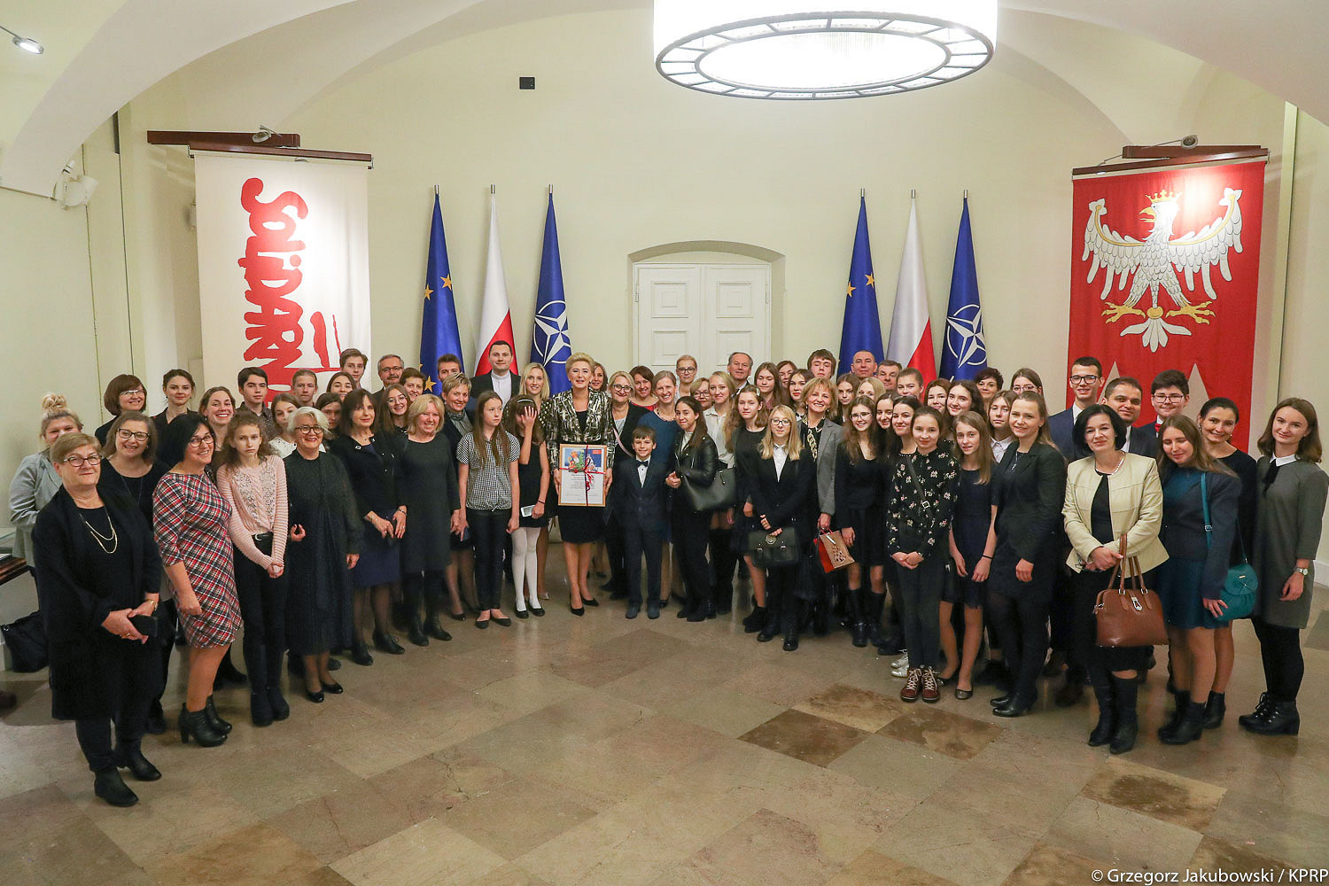 Stypendyści „Solidarnej Szkoły” z wizytą u Małżonki Prezydenta - zdjęcie w treści artykułu nr 2