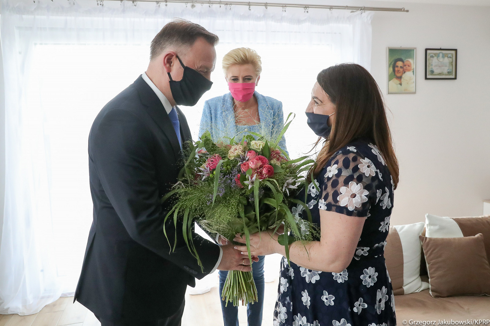 Wizyta Pary Prezydenckiej w Domu Rodzinnym w Żabcach - zdjęcie w treści artykułu