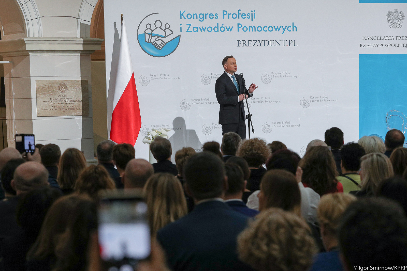 Prezydent RP na Kongresie Profesji i Zawodów Pomocowych - zdjęcie w treści artykułu