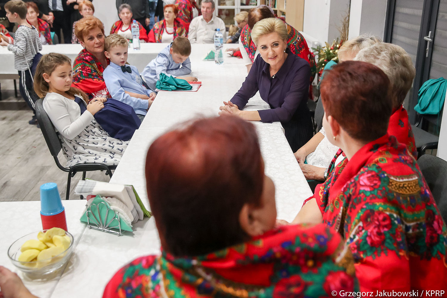Wizyta Małżonki Prezydenta w Masłomiącej - zdjęcie w treści artykułu nr 1