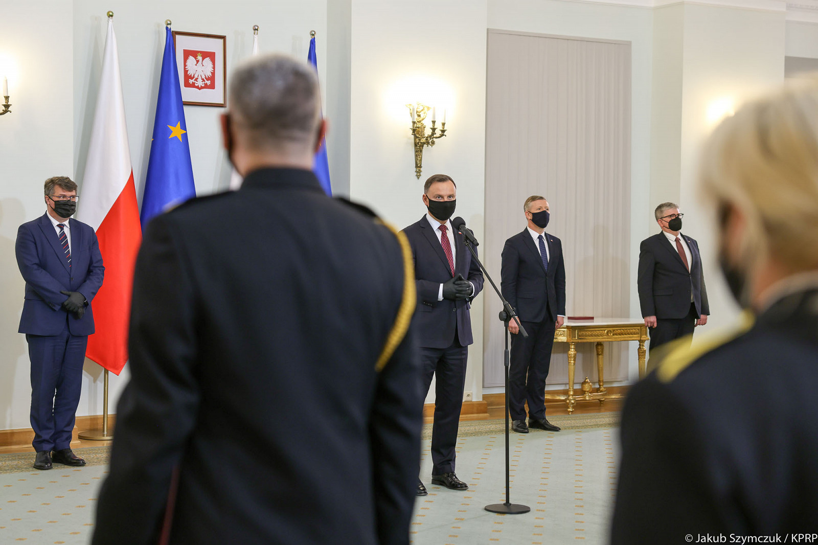 Dzień Strażaka w Pałacu Prezydenckim - zdjęcie w treści artykułu nr 1