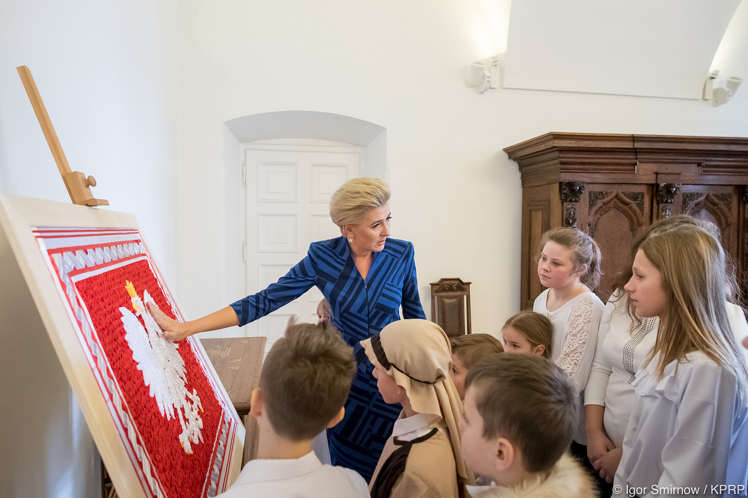Pierwsza Dama gościła przedstawicieli Stowarzyszenia na rzecz rozwoju wsi Wałowice - zdjęcie w treści artykułu nr 1