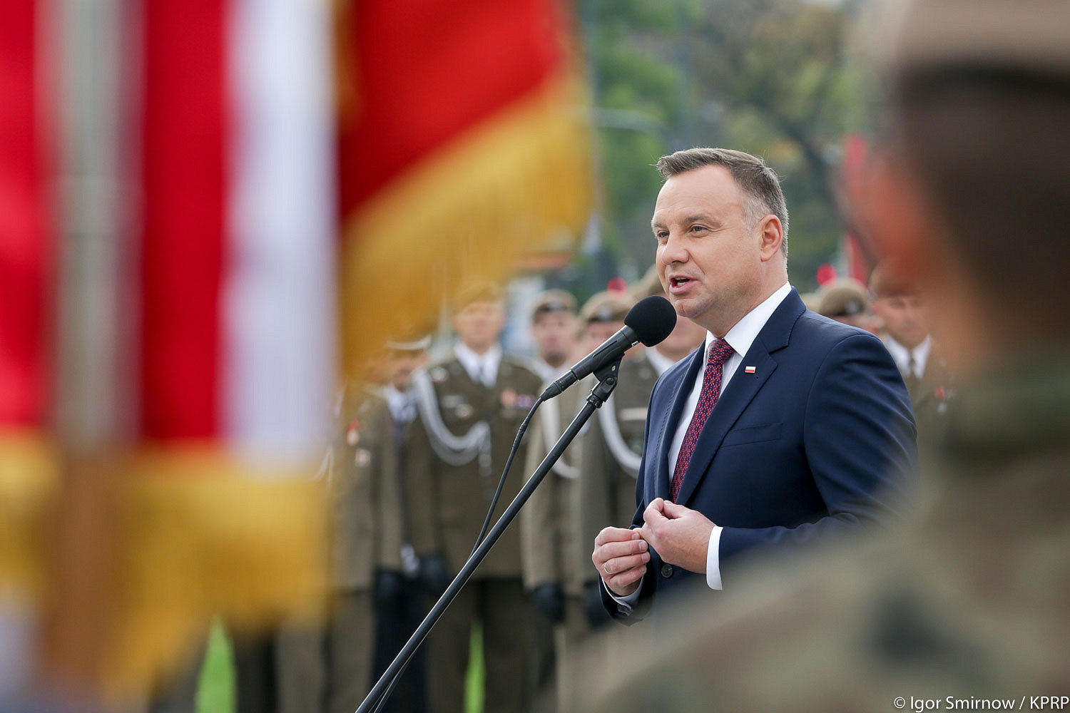 Prezydent na święcie Wojsk Obrony Terytorialnej - zdjęcie w treści artykułu