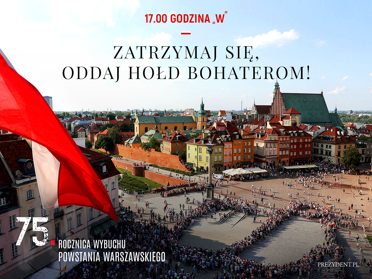 Godzina „W”. Zatrzymajmy się, by oddać hołd Powstańcom! - zdjęcie w treści artykułu