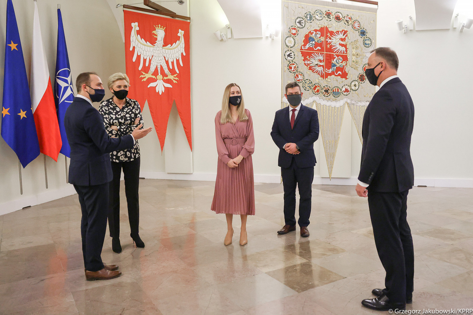Spotkanie Pary Prezydenckiej z organizatorami akcji „Obiady dla Bohaterów podczas epidemii” - zdjęcie w treści artykułu nr 2