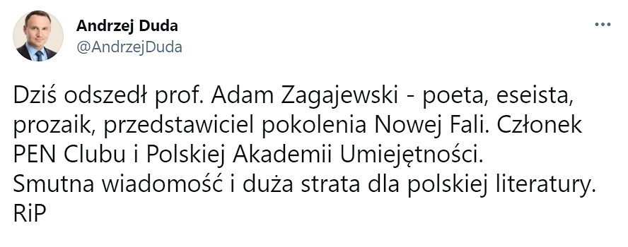 Odszedł Adam Zagajewski – poeta, eseista, prozaik - zdjęcie w treści artykułu