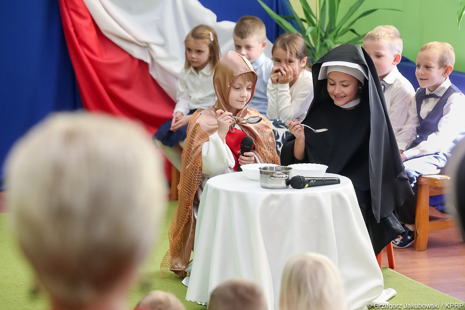 Wizyta Pierwszej Damy w przedszkolu integracyjnym w Brzesku - zdjęcie w treści artykułu