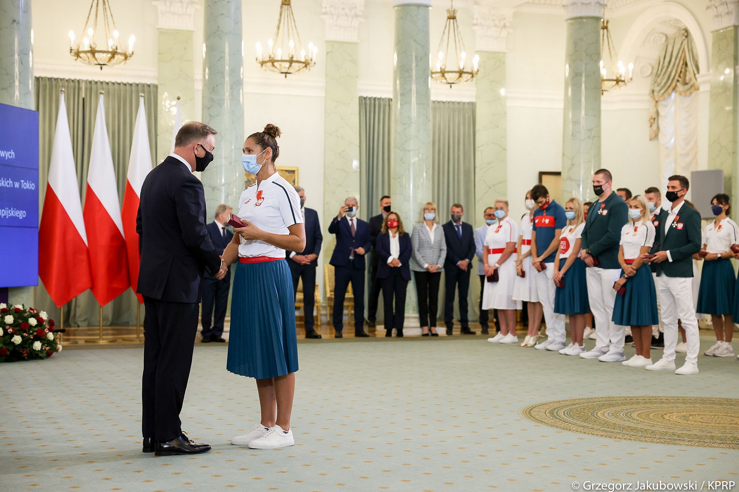 Medaliści Igrzysk Olimpijskich w Tokio odznaczeni przez Prezydenta RP - zdjęcie w treści artykułu
