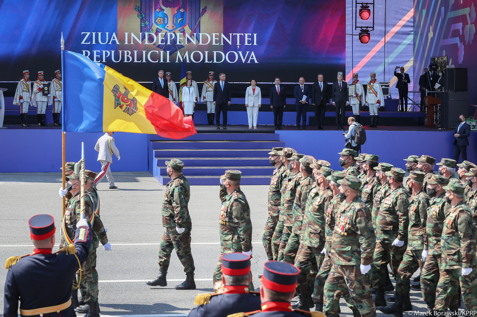 Andrzej Duda na obchodach Święta Niepodległości Mołdawii - zdjęcie w treści artykułu nr 1