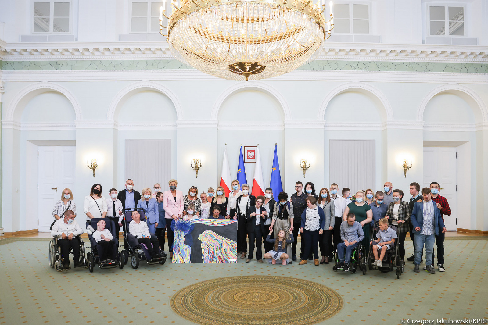 Spotkanie Małżonki Prezydenta ze społecznością OREW im. Marii Majewskiej w Kielcach - zdjęcie w treści artykułu