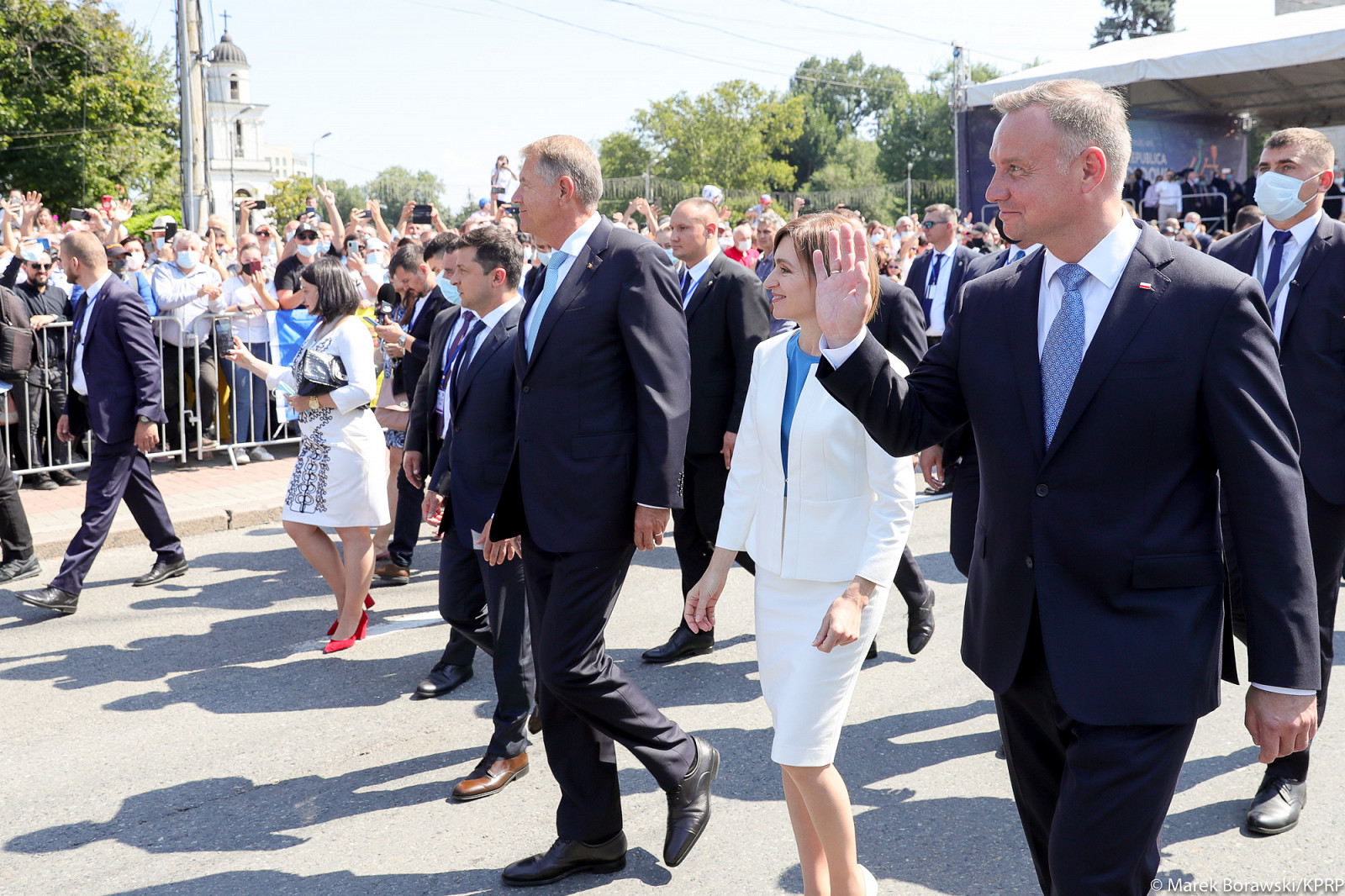 Andrzej Duda na obchodach Święta Niepodległości Mołdawii - zdjęcie w treści artykułu nr 2