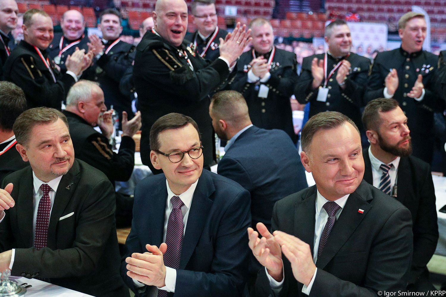 Tradycyjne spotkanie z górnikami - zdjęcie w treści artykułu