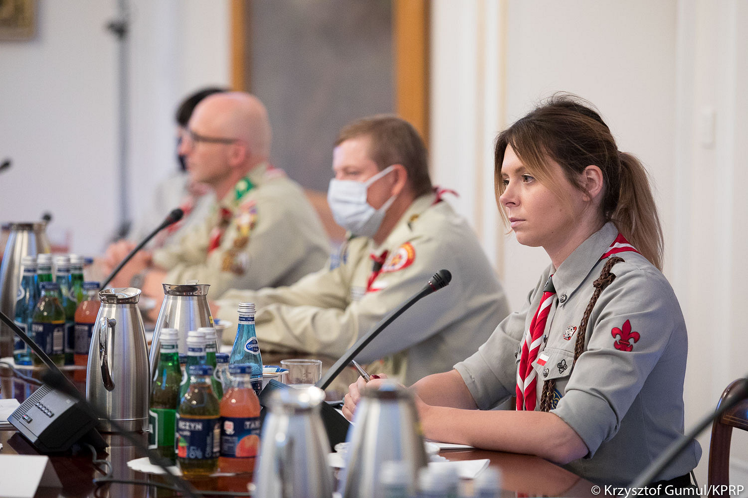 Posiedzenie Rady Organizacji Harcerskich z udziałem Min. Kolarskiego - zdjęcie w treści artykułu