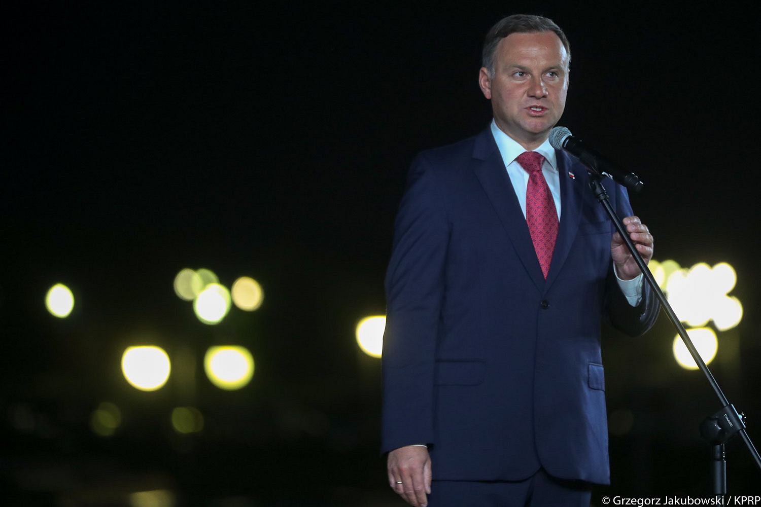 Wystąpienie Prezydenta w Tczewie na obchodach 79. rocznicy wybuchu II wojny światowej - zdjęcie w treści artykułu
