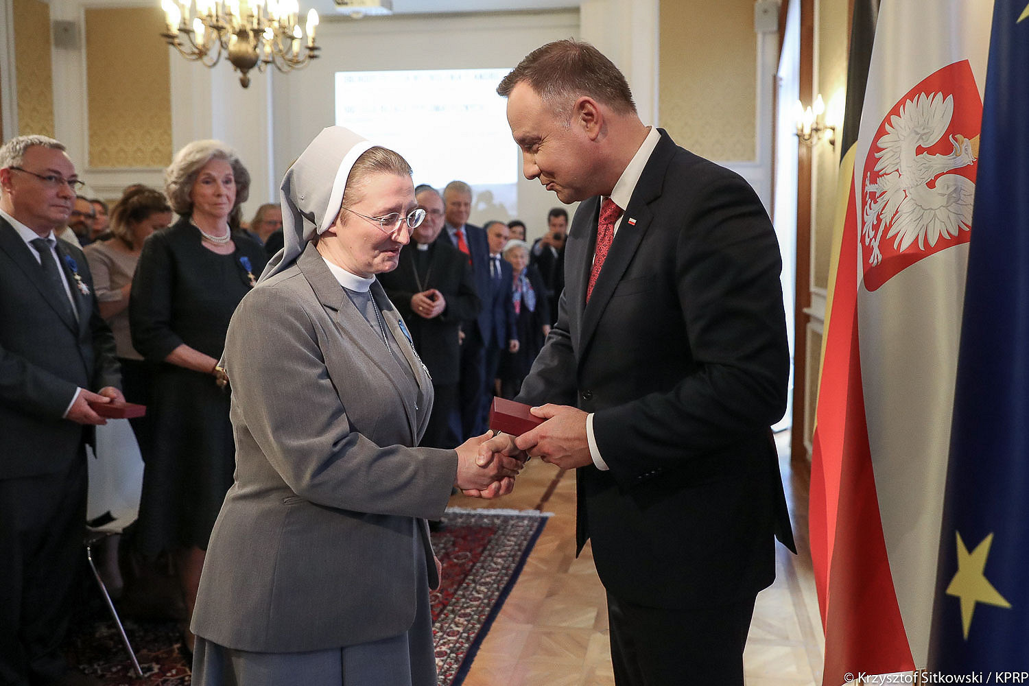 Bruksela. Spotkanie Pary Prezydenckiej z Polonią - zdjęcie w treści artykułu