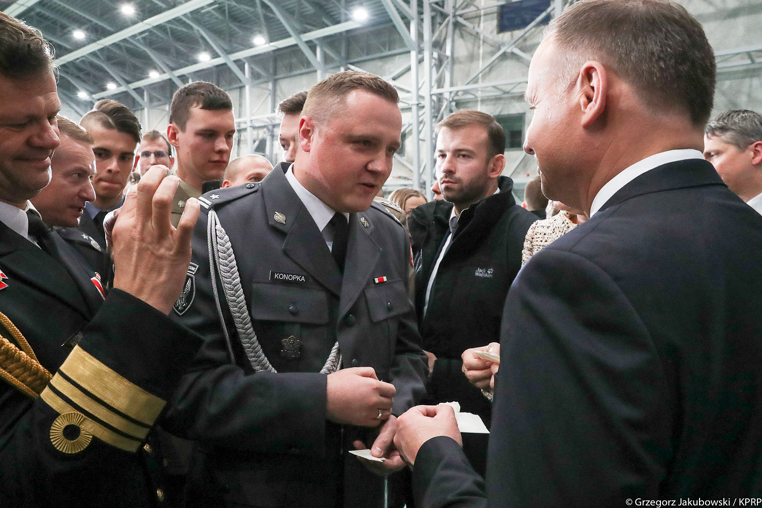 Spotkanie świąteczne Pary Prezydenckiej z żołnierzami - zdjęcie w treści artykułu nr 1