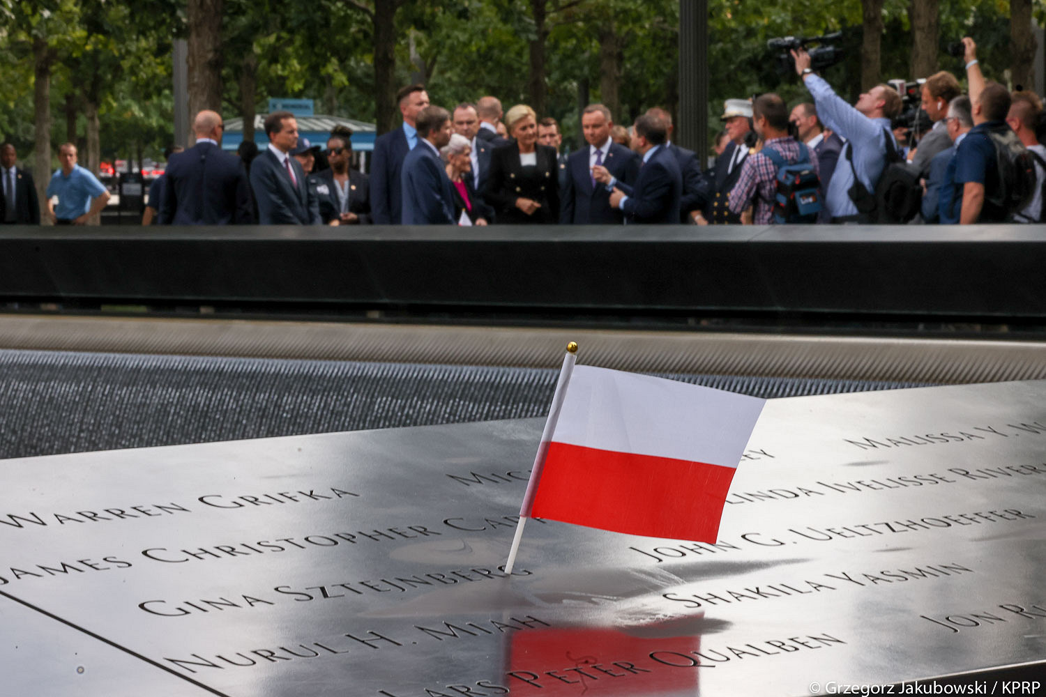 Para Prezydencka upamiętniła ofiary ataków terrorystycznych 11 września - zdjęcie w treści artykułu