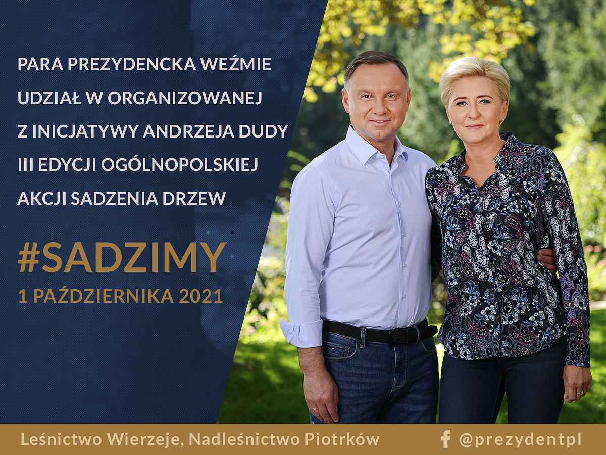 Para Prezydencka zainauguruje kolejną edycję akcji #sadziMY - zdjęcie w treści artykułu