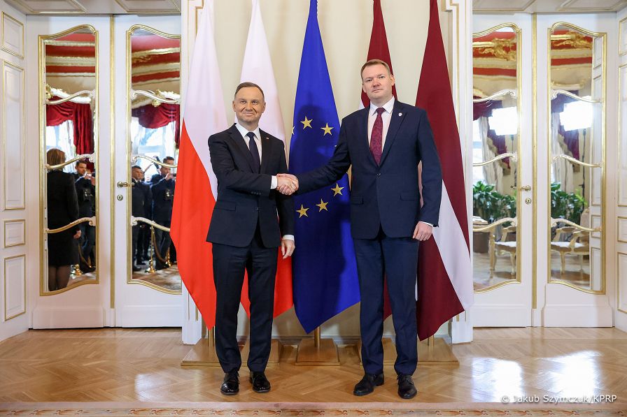 36__Andrzej_Duda_Edvards_Smiltens_Przewodniczacy_Sejmu_Lotewskiego_Ryga_Lotwa_20230201_JSZ_0216.jpg