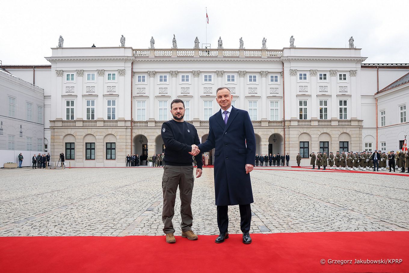 006 13__Andrzej_Agata_Duda_Wolodymyr_Zelenski_powitanie_20230405_GJA_4177.JPG