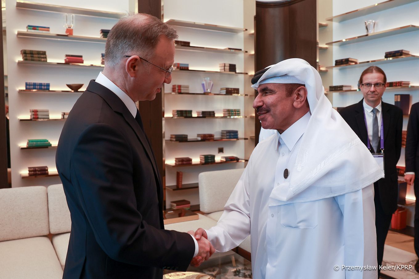 029_16_Andrzej_Duda_Jassim_bin_Saif_Al_Sulaiti_minster_Transportu_Katar_20240514_PK1_6664.jpg