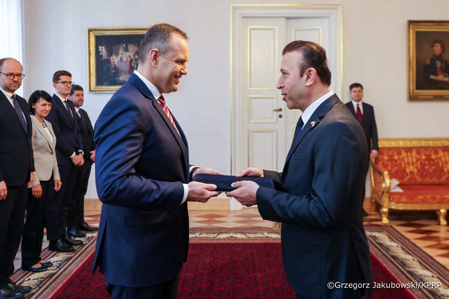 010_Karol_Nawrocki_listy_uwierzytelniające_Ambasador Iraku_Bakir Ahmed Aziz Aziz_13-10-2025_GJA_7602.jpg.JPG