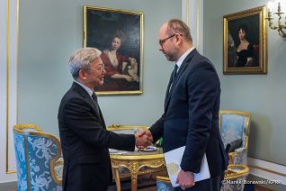 001_Minister_Marcin_Przydacz_potkanie z Ambasador Korei Panem Junyoula Tae_31-10-2025_MB1_8916.jpg