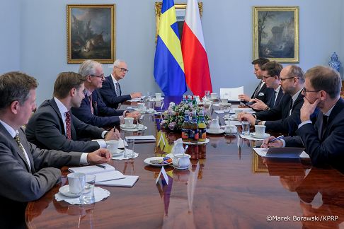003_Minister_Marcin_Przydacz_Spotkanie z Christianem Danielssonem Sekretarzem Stanu ds. UE w Kancelarii Rządu Szwecji _06-10-2025_MB1_3737.jpg