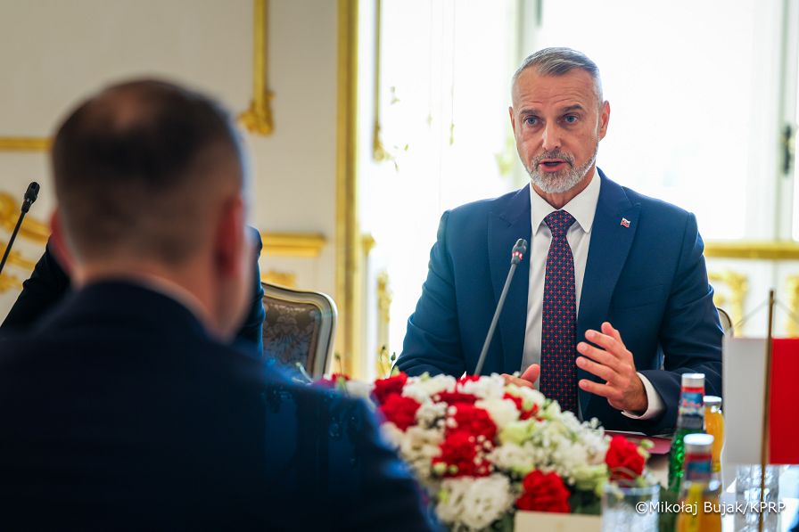 037_Prezydent Karol_Nawrocki_Wizyta_Słowacja_Prezydent_Słowacji_Przewodniczący_Zgromadzenia_Narodowego_Republiki_Słowackiej_Richard_Rasi_05-11-2025_MWB25321.jpg.JPG