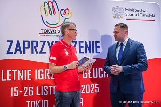 018_Minister_Mateusz_Kotecki_Ślubowanie reprezentacji narodowej na XXV Letnie IO Głuchych_07-11-2025_LB_25951.jpg