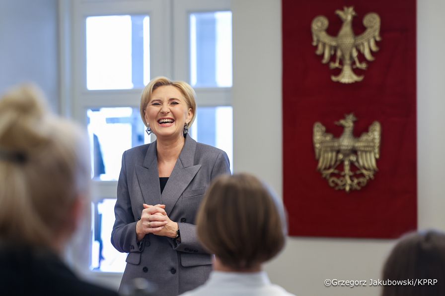 005_Agata_Kornhauser_Duda_Spotkanie_uczniowie_SP_31_Cześtochowa_03-02-2025_GJB_6958.jpg.JPG