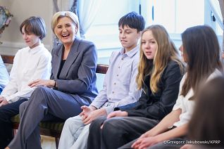 012_Agata_Kornhauser_Duda_Spotkanie_uczniowie_SP_31_Cześtochowa_03-02-2025_GJB_7046.jpg.JPG