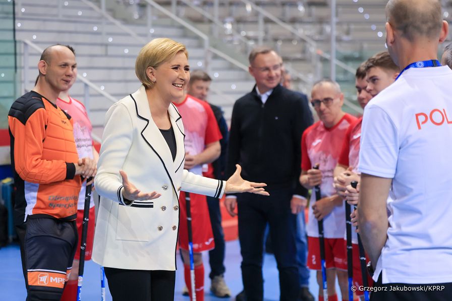 002_Para_Prezydencka_uczestnicy_Olimpiad_Specjalnych_Polska_trening_unihokeja_20250310_GJA_9390.jpg