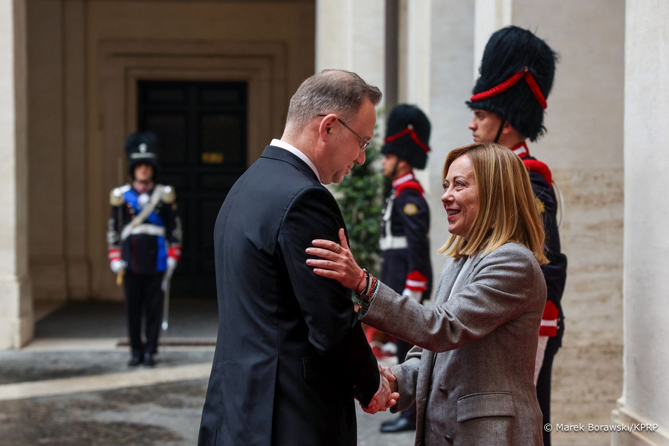 33_001_a_Prezydent_Andrzej_Duda_spotkanie_Premier_Wloch_Giorgia_Meloni_20250328_MB1_4975.JPG
