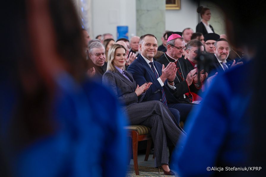 004_Prezydent Karol Nawrocki_Pierwsza Dama Marta Nawrocka_Spotkanie noworoczne z przedstawicielami kościołów i związków wyznaniowych_14-01-2026_7C6A4830.jpg