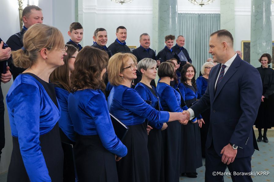 016_Prezydent Karol Nawrocki_Pierwsza Dama Marta Nawrocka_Spotkanie noworoczne z przedstawicielami kościołów i związków wyznaniowych_14-01-2026_MB1_5228.jpg