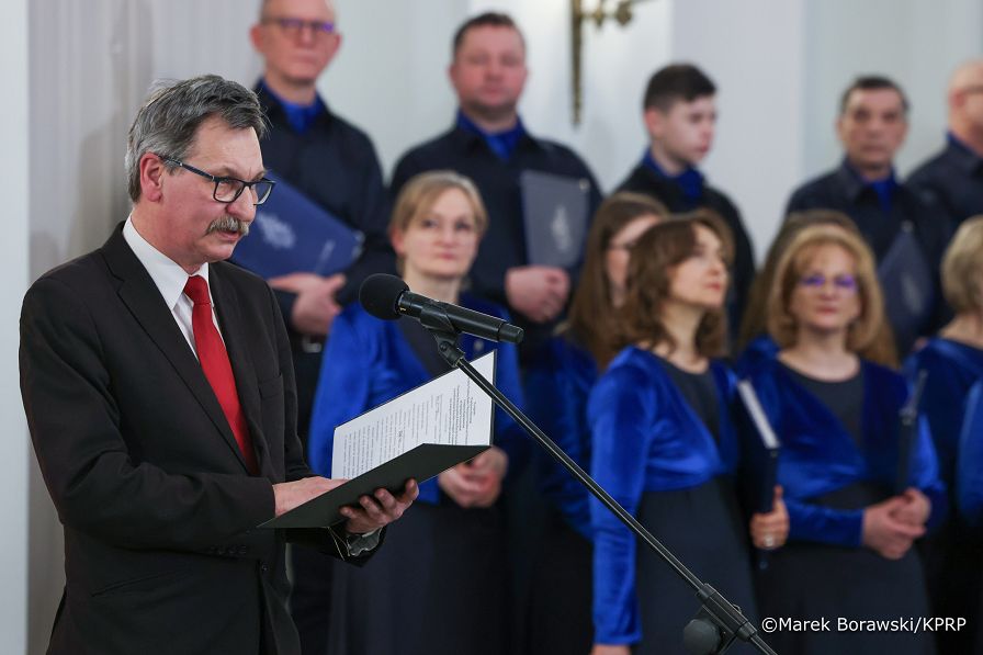 014_Prezydent Karol Nawrocki_Pierwsza Dama Marta Nawrocka_Spotkanie noworoczne z przedstawicielami kościołów i związków wyznaniowych_14-01-2026_MB2_5900.jpg