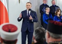 007_Prezydent Karol Nawrocki_Pierwsza Dama Marta Nawrocka_Spotkanie noworoczne z przedstawicielami kościołów i związków wyznaniowych_14-01-2026_MB2_5655.jpg